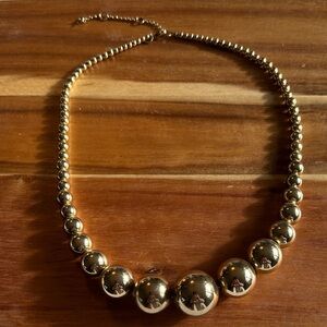 Elegant Gold Beaded Necklace